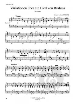 Variationen von Johann Lütter 