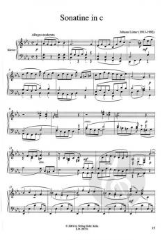 Grössere Sonatinen Vol. 1 von Johann Lütter 