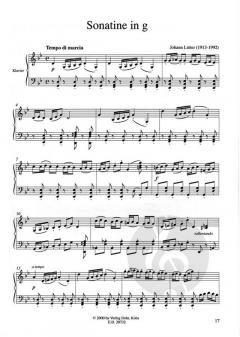 Grössere Sonatinen Vol. 2 von Johann Lütter 