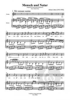 Mensch und Natur von Johann Lütter 