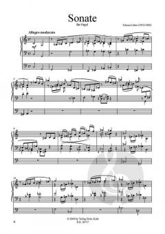 Sonate für Orgel von Johann Lütter im Alle Noten Shop kaufen (Partitur)