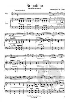 Sonatine von Johann Lütter 