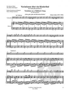 Der kleine Cellist von Johann Lütter im Alle Noten Shop kaufen