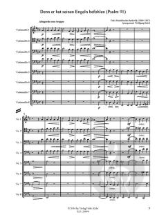 Denn er hat seinen Engeln befohlen von Felix Mendelssohn Bartholdy 