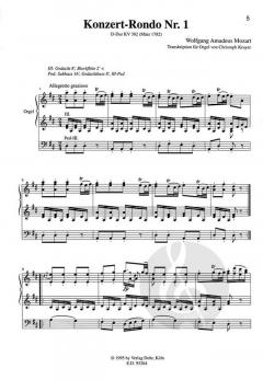 Konzert-Rondo von Wolfgang Amadeus Mozart 