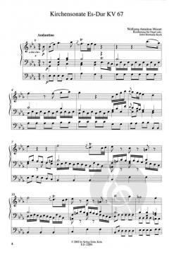Kirchensonaten von Wolfgang Amadeus Mozart 