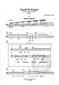 Musik für Fagott (Adolf Münten) 
