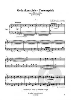 Gedankenspiele - Tastenspiele von Manfred Niehaus 