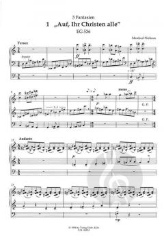 Drei Choralfantasien von Manfred Niehaus 