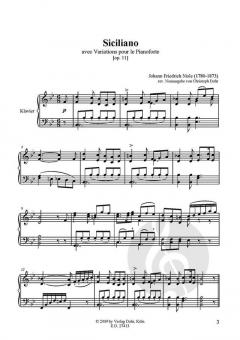 Klavierwerke Heft 3 von Johann Friedrich Nisle im Alle Noten Shop kaufen (Partitur)