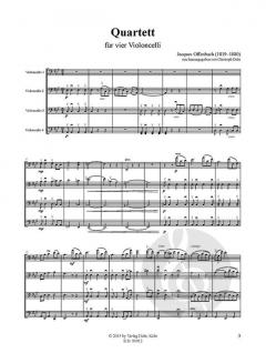 Quartett von Jacques Offenbach 