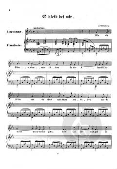 O bleib bei mir von Jacques Offenbach 