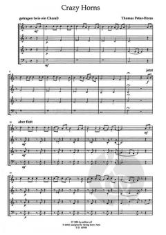 Crazy Horns / altogether 4 von Thomas Peter-Horas im Alle Noten Shop kaufen