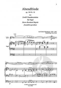 Abendfriede von Joseph Gabriel Rheinberger 