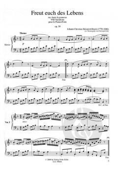 Variationen für Klavier Heft 1 von Johann Christian Heinrich Rinck im Alle Noten Shop kaufen (Partitur)