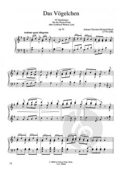 Variationen für Klavier Heft 1 von Johann Christian Heinrich Rinck im Alle Noten Shop kaufen (Partitur)