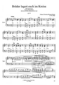 Variationen für Klavier Heft 1 von Johann Christian Heinrich Rinck im Alle Noten Shop kaufen (Partitur)