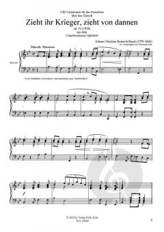 Variationen für Klavier Heft 2 von Johann Christian Heinrich Rinck im Alle Noten Shop kaufen (Partitur)