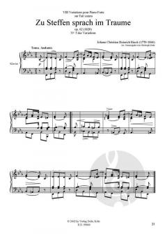 Variationen für Klavier Heft 2 von Johann Christian Heinrich Rinck im Alle Noten Shop kaufen (Partitur)