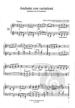 Variationen für Klavier Heft 3 von Johann Christian Heinrich Rinck im Alle Noten Shop kaufen (Partitur)