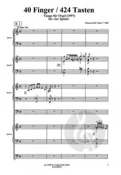 40 Finger/424 Tasten von Thomas Roß-Köln 