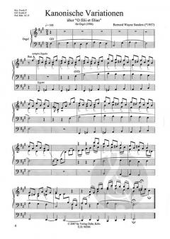 Kanonische Variationen von Bernard Wayne Sanders 