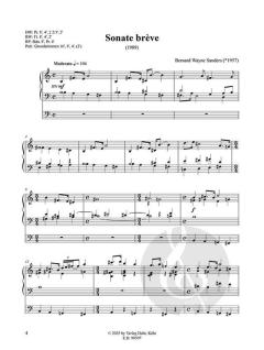 Sonate brève von Bernard Wayne Sanders 