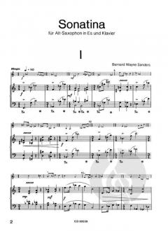 Sonatina von Bernard Wayne Sanders 