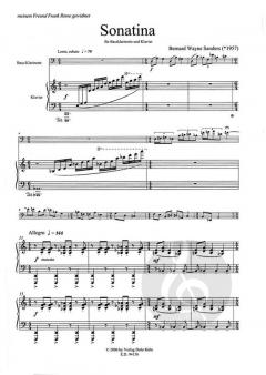 Sonatina von Bernard Wayne Sanders 