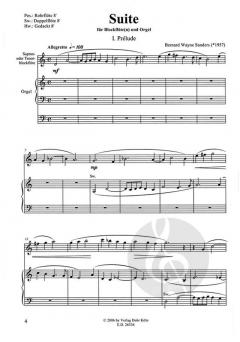 Suite für Blockflöte(n) und Orgel (Bernard Wayne Sanders) 