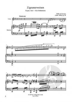 Zigeunerweisen von Pablo de Sarasate 