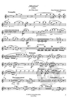 Zwei Stücke für Flöte solo von Ilana Schapira-Marinescu im Alle Noten Shop kaufen (Partitur)