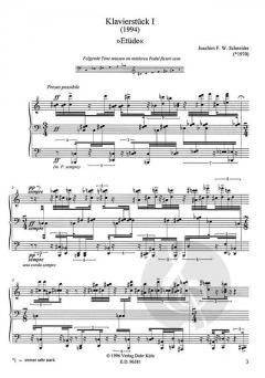 Klavierstück I von Joachim F. W. Schneider im Alle Noten Shop kaufen (Partitur)
