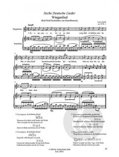 Deutsche Lieder op. 25 & op. 37 von Louis Spohr 