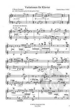 Variationen von Gottfried Stein 