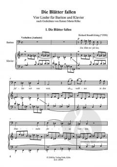Die Blätter fallen von Richard Strauß-König 