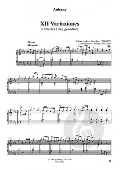 Klavierwerke Vol. 3 von Johann Andreas Streicher im Alle Noten Shop kaufen (Partitur)