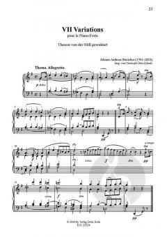 Klavierwerke Vol. 4 von Johann Andreas Streicher im Alle Noten Shop kaufen (Partitur)