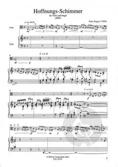 Hoffnungs-Schimmer für Viola und Orgel von Franz Surges im Alle Noten Shop kaufen