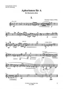 Aphorismen für A von Christian Vitalis 