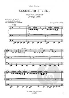 Ungeheuer ist viel ... von Christoph Weinhart 