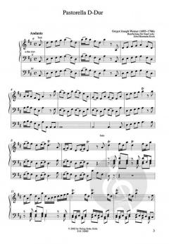 Zwei Pastorellen von Gregor Joseph Werner 