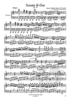 Sonate für Pianoforte von Johann Wilhelm Wilms 