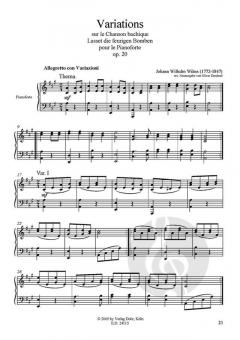 Variationen Vol. 3 von Johann Wilhelm Wilms 