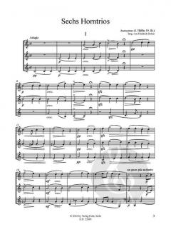 Sechs Horntrios im Alle Noten Shop kaufen bei alle-noten.de