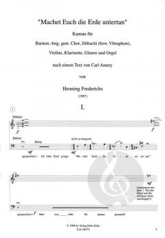 Machet euch die Erde untertan (Henning Frederichs) 