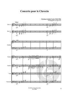 Concerto pour le Clavecin (Christian Gottlob Neefe) 