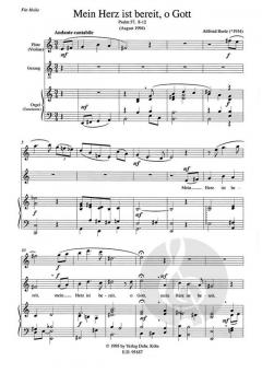 Mein Herz ist bereit, o Gott (Altfried Beele) 