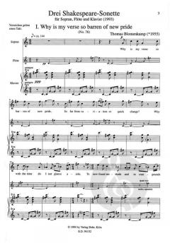 Drei Shakespeare-Sonette (Thomas Blomenkamp) 