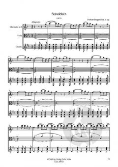 Ständchen für Klarinette, Viola und Gitarre (Norbert Burgmüller) 